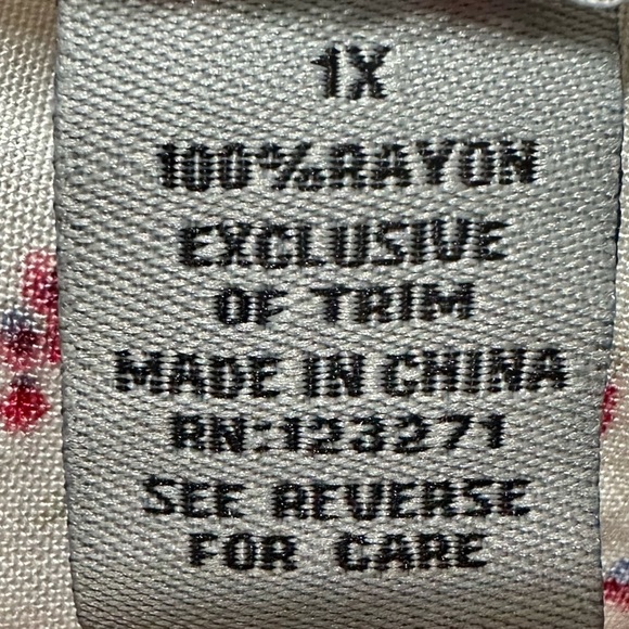 J for Justify‎ Floral Dress 1X Boho Cottagecore Country Western Style Dress - Picture 15 of 16